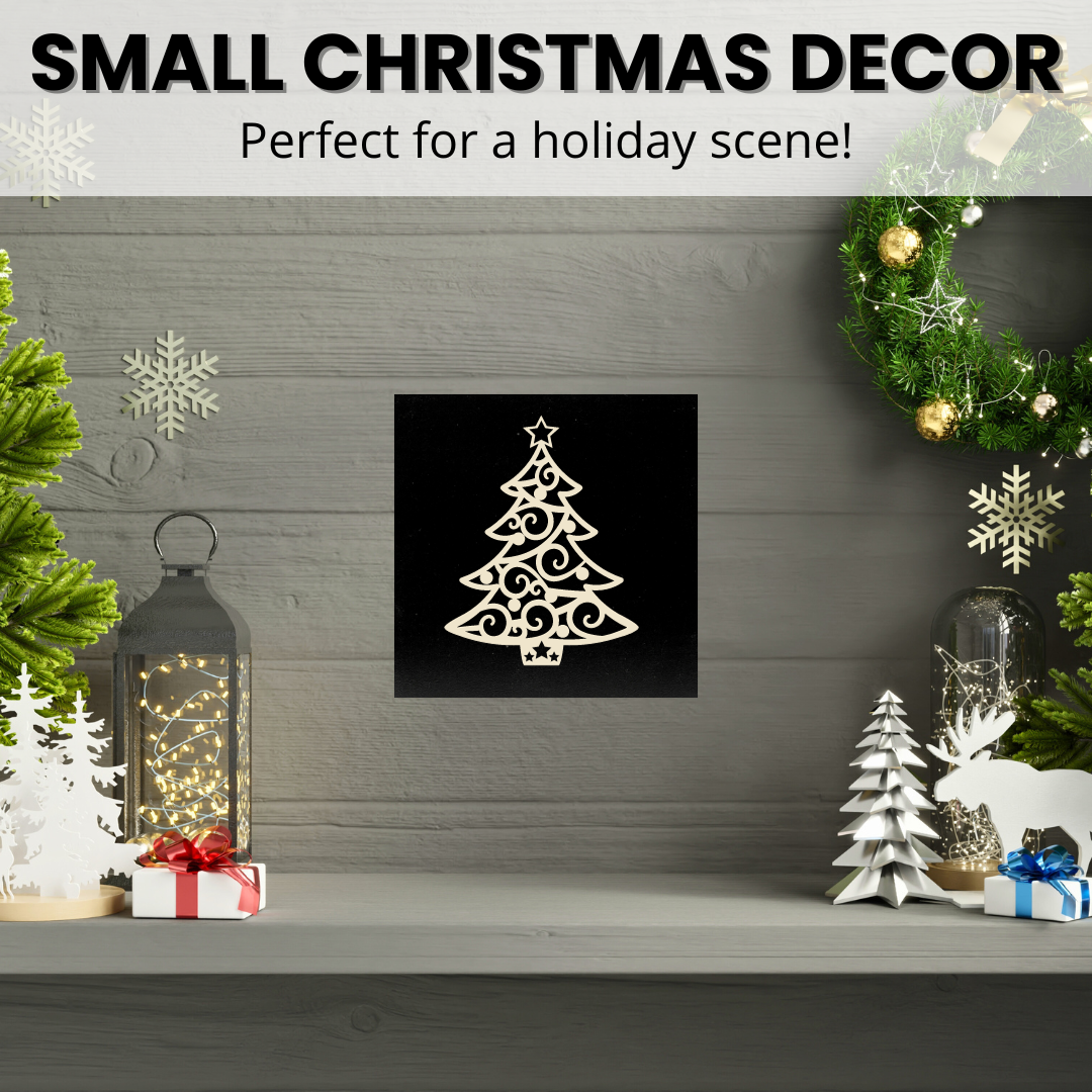 Elegant Christmas Tree Small Christmas Decor