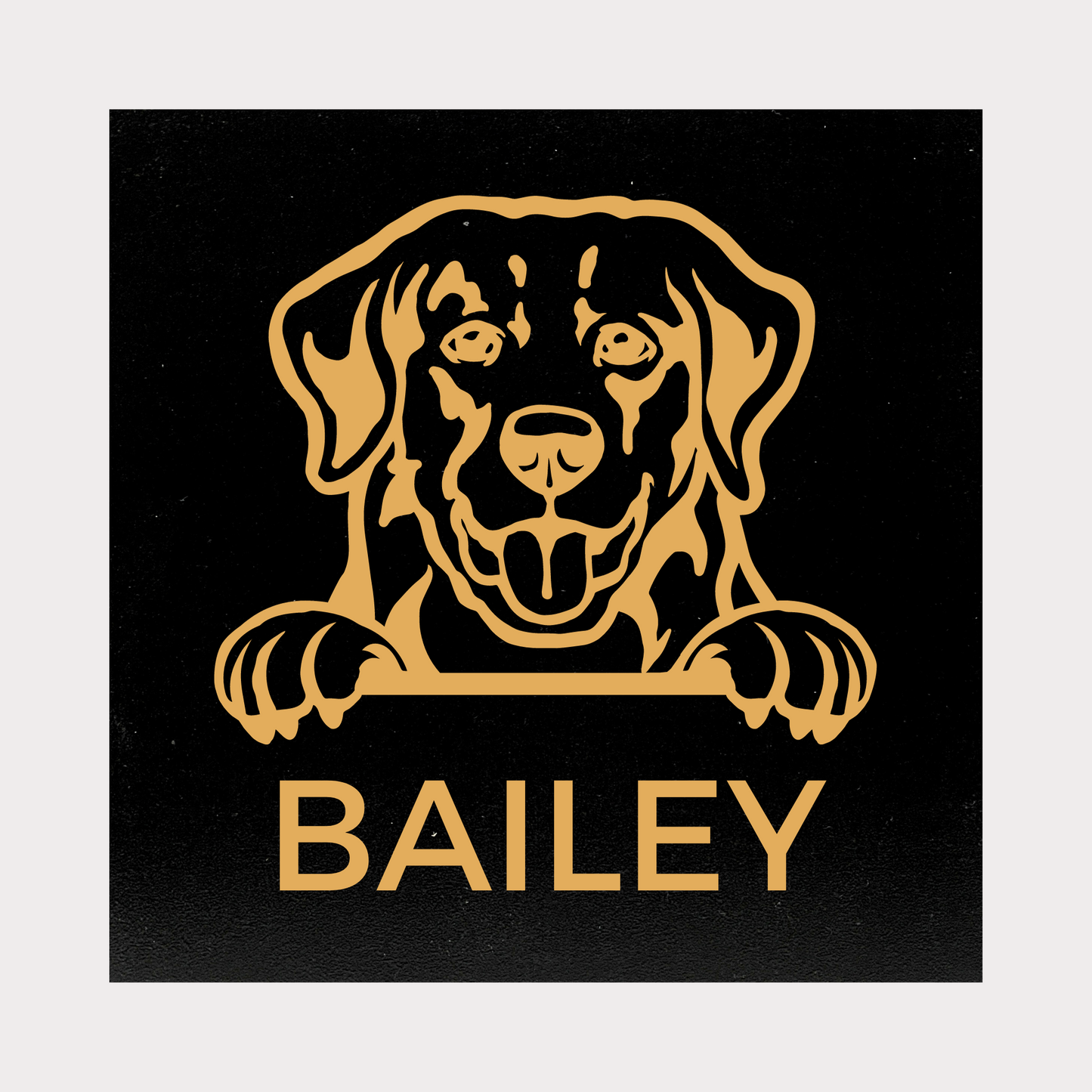 Personalized Dog Sign