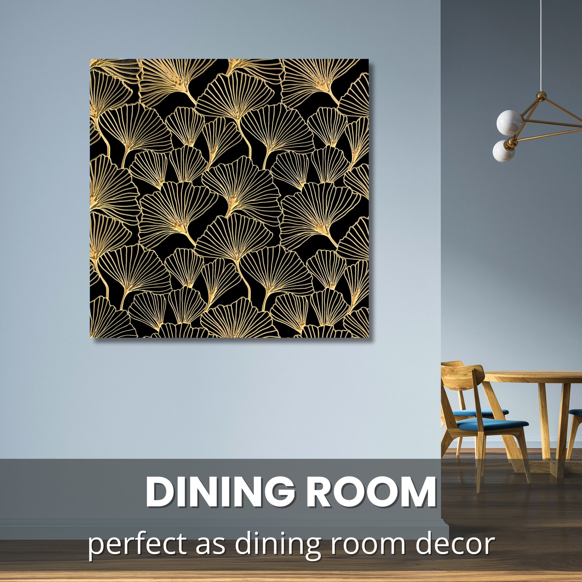 Ginkgo Wall Art for Dining Room