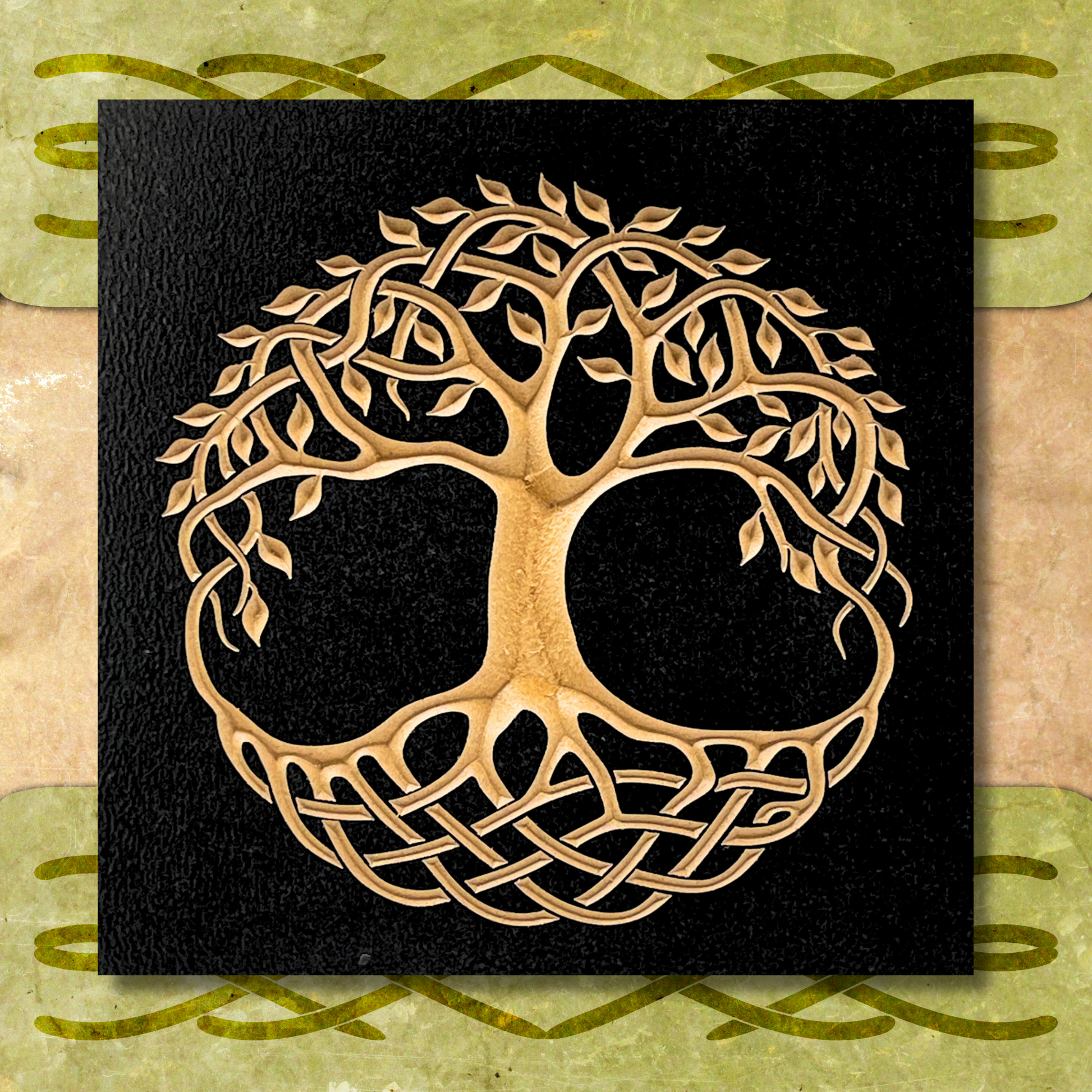 Celtic Tree of Life Wood Wall Art