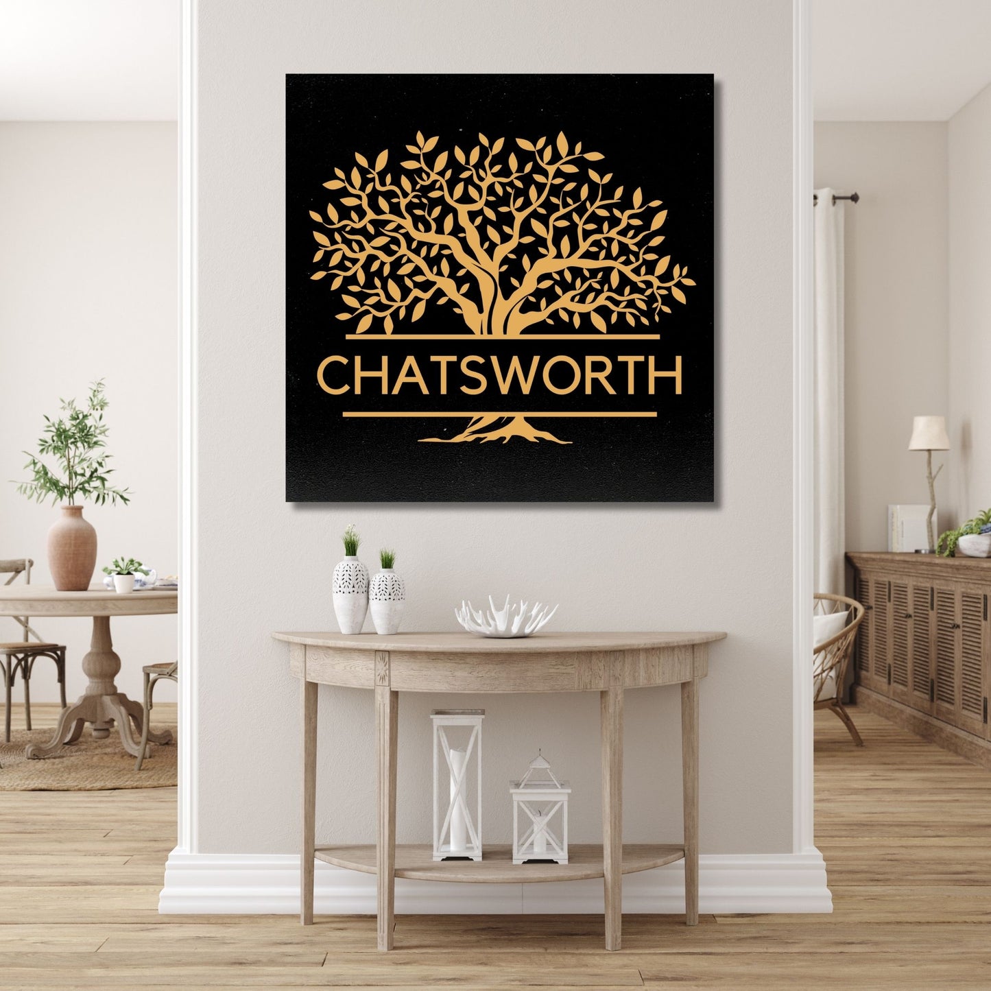 Personalized Family Name Tree of Life Wall Decor