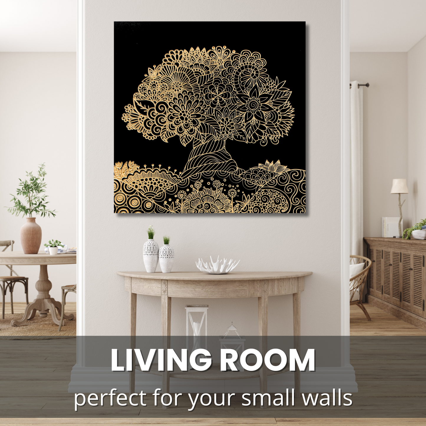 Tree of Life Floral Wall Art