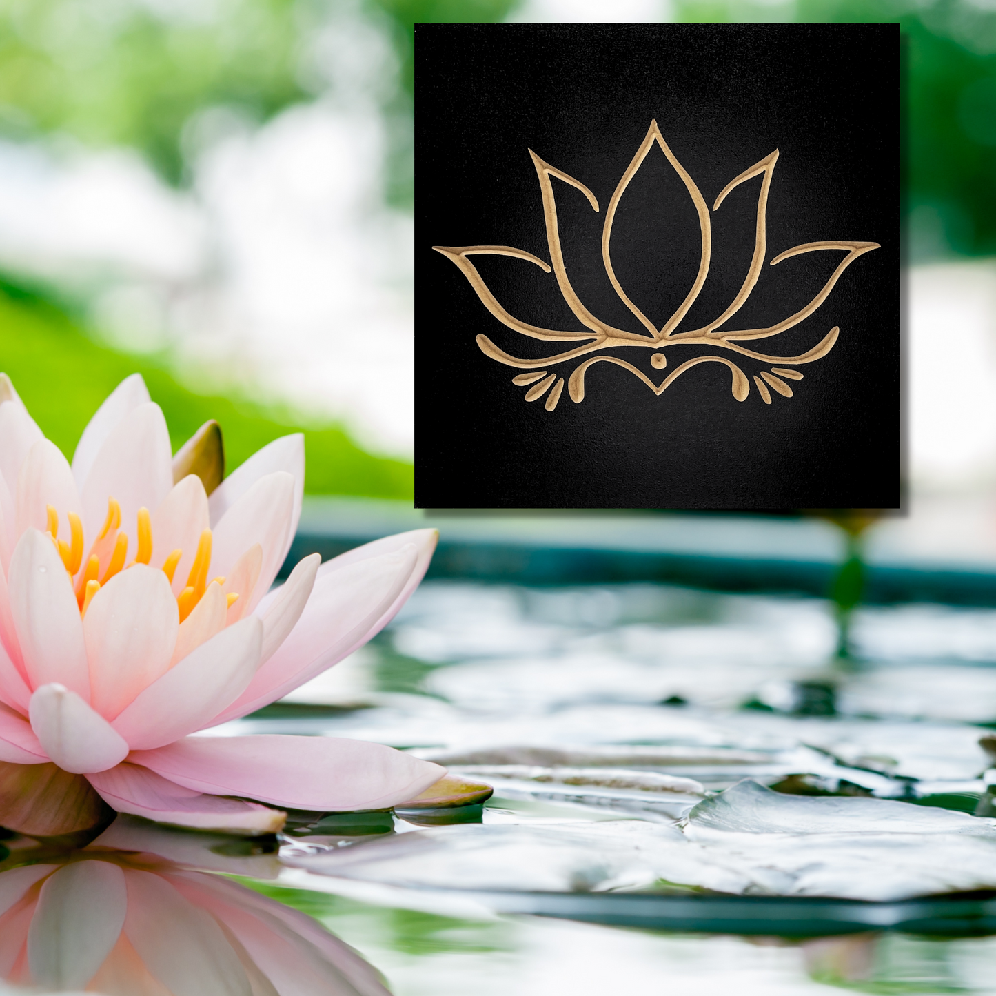 Lotus Flower Zen Decor