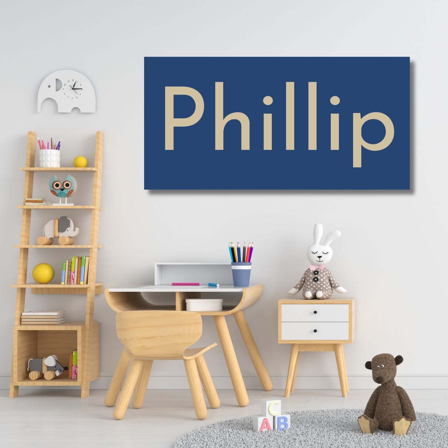 Personalized Custom Carved Wooden Name Signs