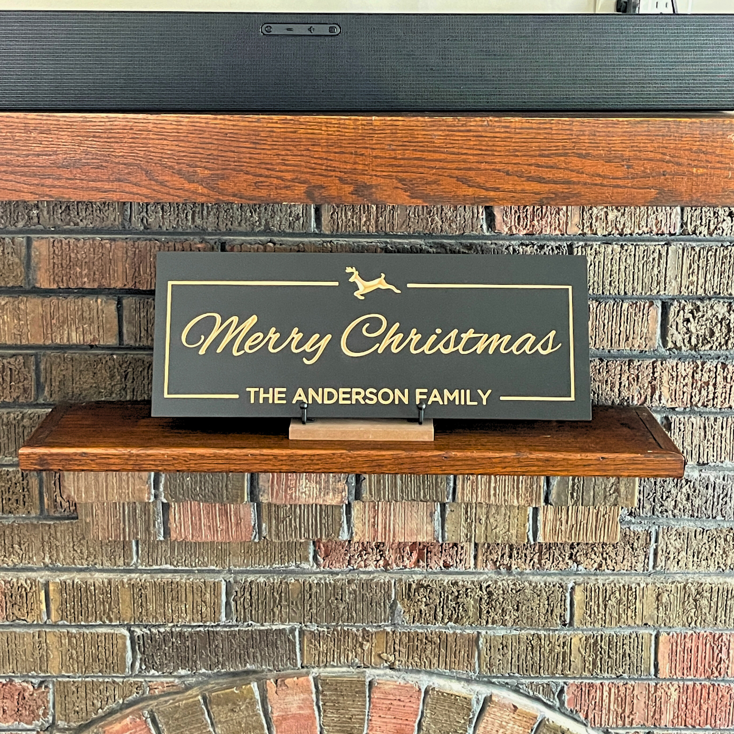 Family Name Sign Christmas Decoration