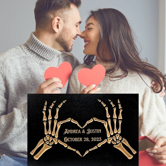 Skeleton Hands Heart Valentine's Day Gift