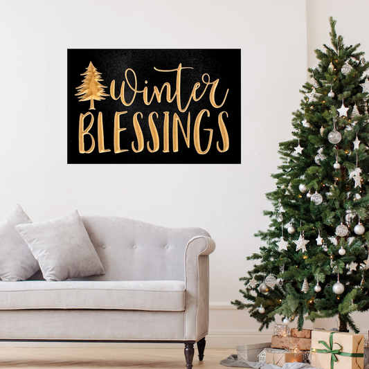 Winter Blessings Christmas Decoration