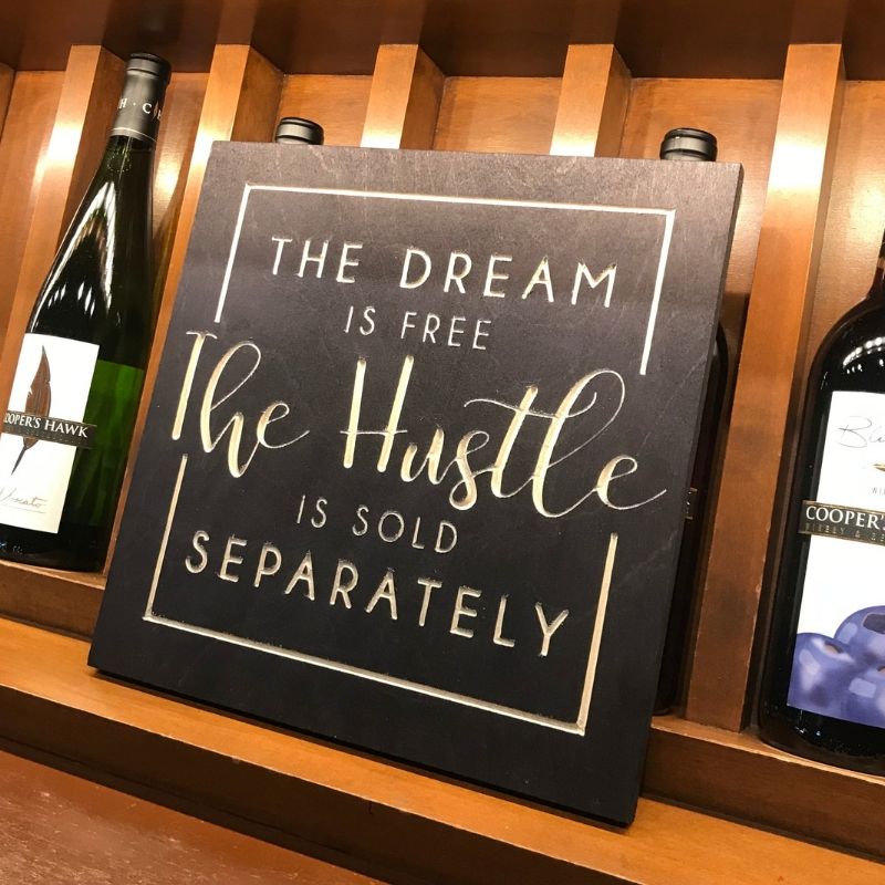 Motivational Quote | The Dream is Free THE HUSTLE is Sold Separately