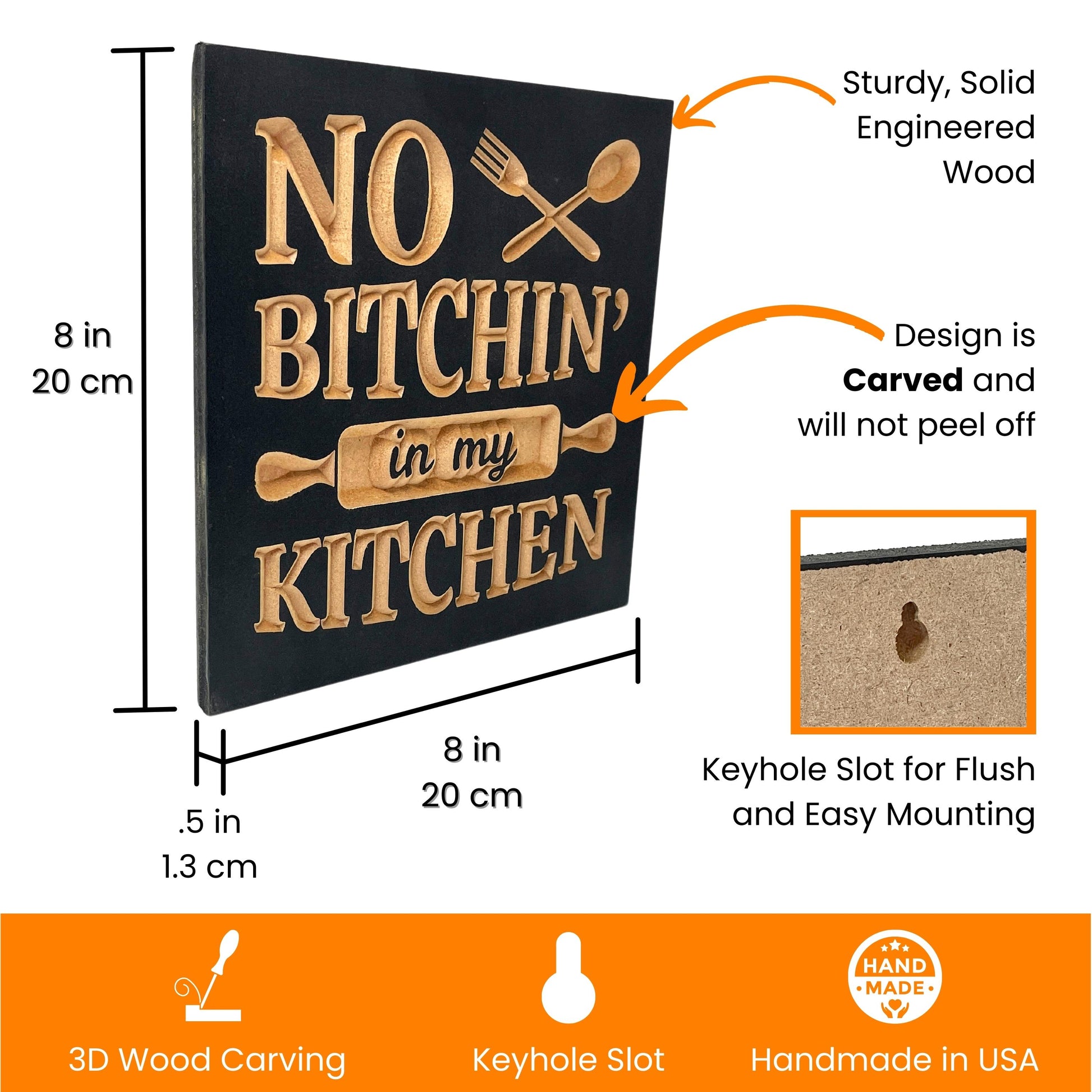 No Bitchin' in my Kitchen Product Details